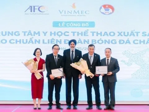 Trung tâm y học thể thao Vinmec xếp hạng xuất sắc theo chuẩn châu Á