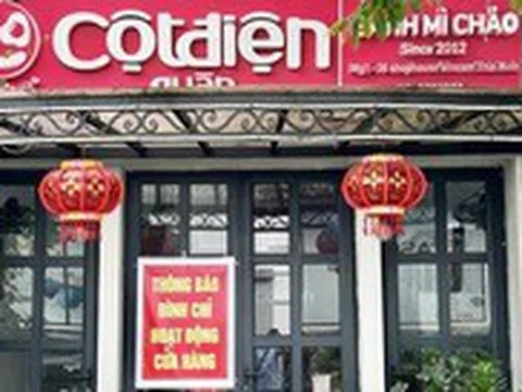 Dừng vĩnh viễn cơ sở bánh mì chảo pate có giòi tại Thái Bình