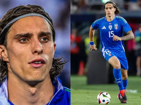 Hậu vệ Italy gây 'sốt' với mái tóc lãng tử