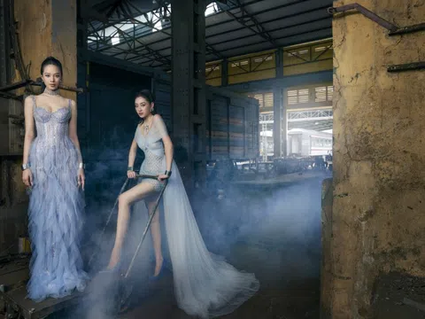 Lương Thùy Linh, Thanh Thủy diện đầm cảm hứng sương mai