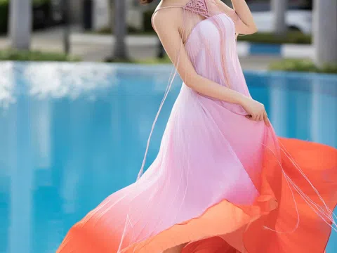 Thanh Mai diện đầm hè phong cách bay bổng