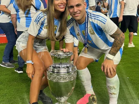 Vẻ sexy của vợ 'người hùng' Argentina
