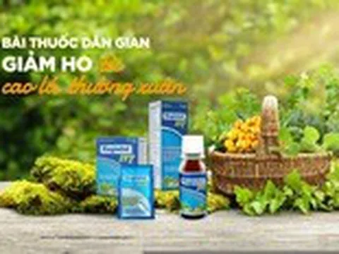 Giải pháp giảm ho tự nhiên, an toàn cho mọi lứa tuổi