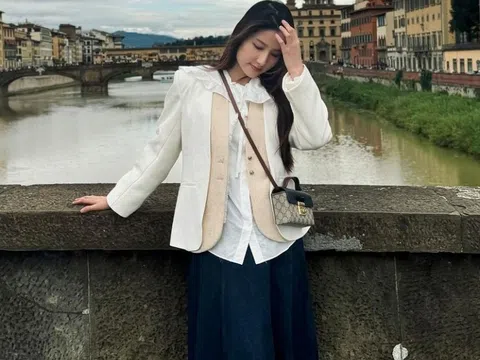 Diễm My 9X phối đồ năng động khi đi du lịch