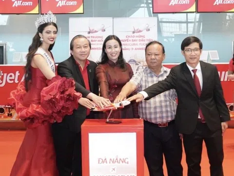 Vietjet khai trương đường bay thẳng Ahmedabad - Đà Nẵng