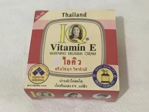 Thu hồi lô sản phẩm Kem thoa mặt IQ Vitamin E Whitening Melasma