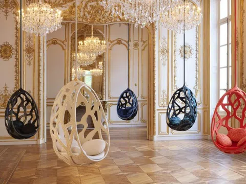 Louis Vuitton đưa tinh thần viễn du vào ghế Cocoon