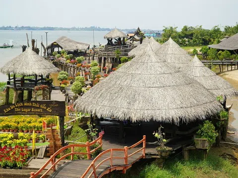Đón gió sông, ngắm gỗ lũa bên dòng Tiền Giang