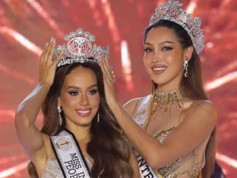 Miss Intercontinental 2024 diện váy của NTK Việt khi đăng quang