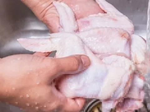 Một sai lầm khi chế biến thịt gà dễ gây ngộ độc thực phẩm