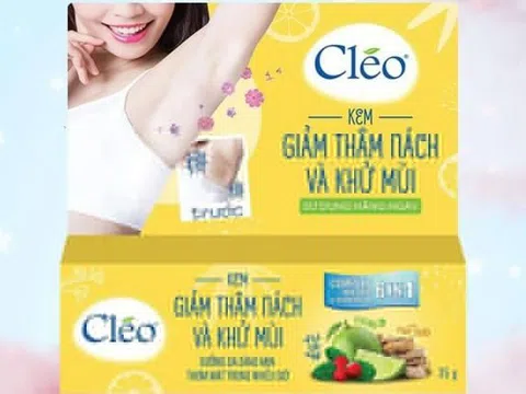 Thu hồi, tiêu huỷ lô sản phẩm kem thâm nách và khử mùi Cléo