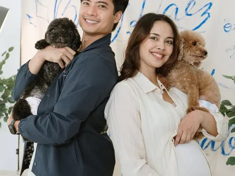 Váy áo bầu của 'Nữ hoàng sắc đẹp' Megan Young