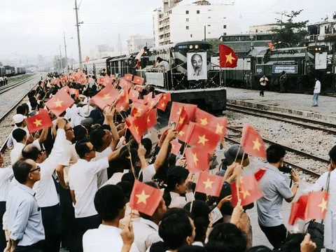 Tái hiện 'Đoàn tàu Thống nhất' dịp 30/4
