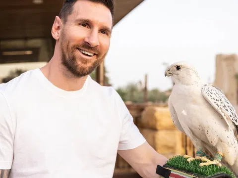 Gu mặc áo phông đơn sắc của Messi