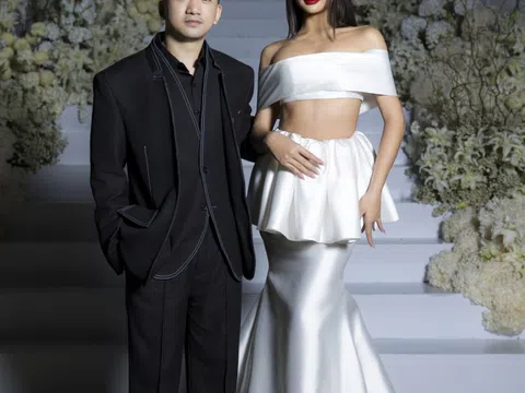 Tiểu Vy, Trương Quỳnh Anh chưng diện ở show váy cưới