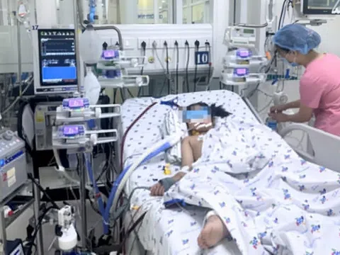 Bé gái 8 tuổi suy đa cơ quan vì viêm phổi nặng