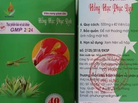 Sản phẩm giảm cân có 3 chất cấm được bán trong trung tâm thương mại