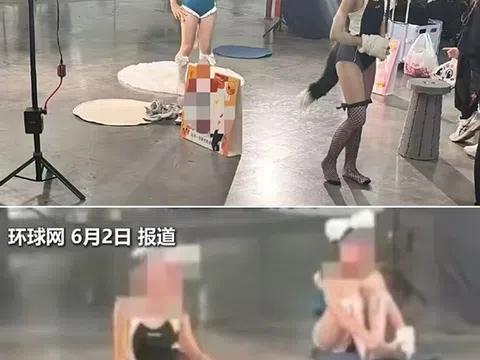 Phụ huynh bị chỉ trích vì để con mặc bodysuit ở triển lãm anime
