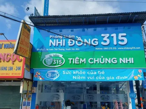 Phòng khám Nhi Đồng 315 bị xử phạt