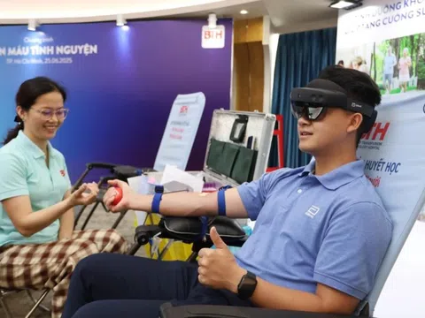 Trải nghiệm thực tế ảo giúp người hiến máu bớt căng thẳng