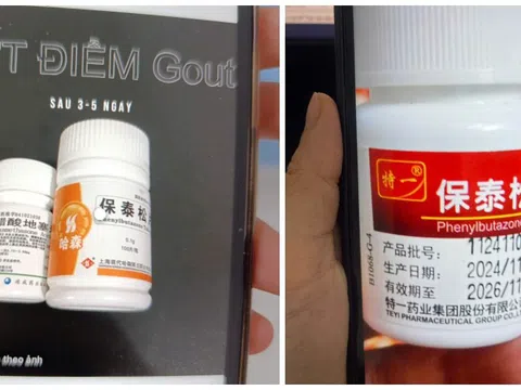 Dùng thuốc trị gout Phenylbutazone đã bị cấm, nhiều người nhập viện