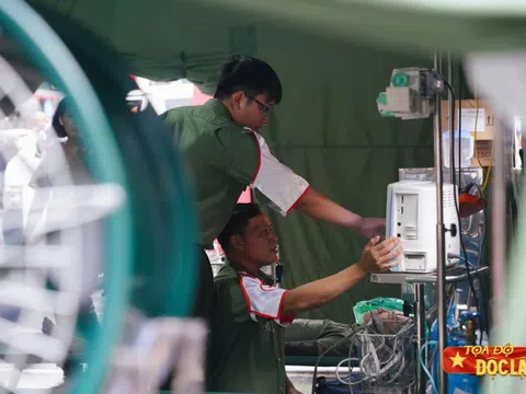 Hậu trường thầm lặng phục vụ đại lễ A80 của đội quân y đặc biệt