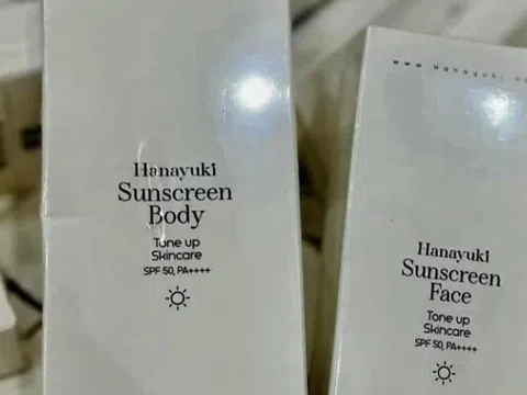 Thu hồi 3 lô kem chống nắng giả do công ty của chồng Đoàn Di Băng phân phối