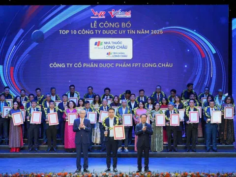 Long Châu thăng hạng trong bảng xếp hạng Top 10 Công ty phân phối dược phẩm uy tín năm 2025