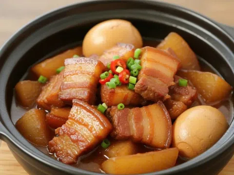 Tin mừng cho người thích ăn củ cải trắng, thịt kho củ cải