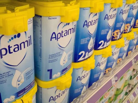 Nhiều lô sữa Aptamil tiếp tục bị thu hồi tại châu Âu