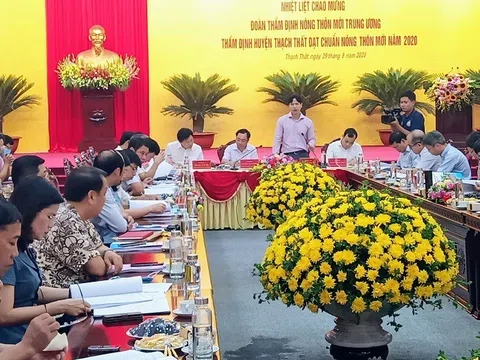 Hà Nội: Huyện Thạch Thất hoàn thành các tiêu chí xây dựng Nông thôn mới