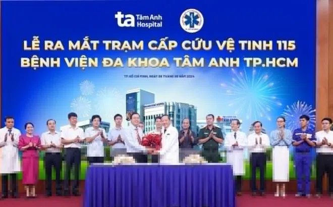 Ra mắt Trạm cấp cứu vệ tinh 115 tại Bệnh viện Đa khoa Tâm Anh TP.HCM