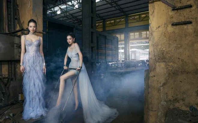 Lương Thùy Linh, Thanh Thủy diện đầm cảm hứng sương mai