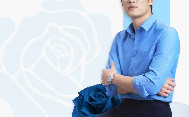 Bộ sưu tập áo sơ mi làm từ hoa hồng của Việt Tiến
