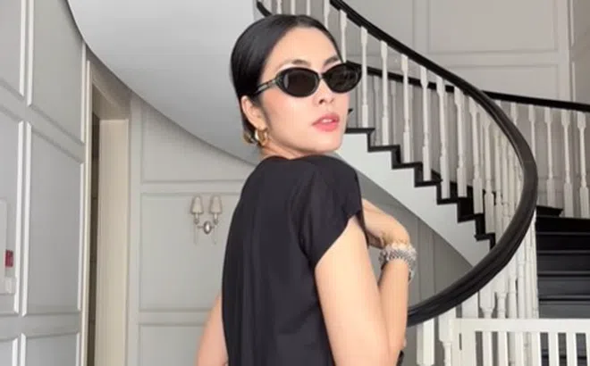 Sao Việt tôn chiều cao với chân váy midi chữ A