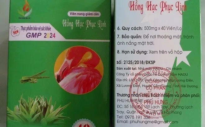 Sản phẩm giảm cân có 3 chất cấm được bán trong trung tâm thương mại
