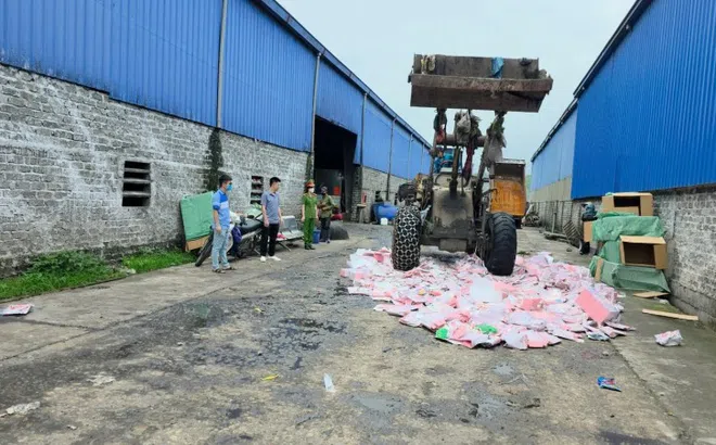 Chất có trong gần 2.000 gấu Baby Three vừa tiêu hủy có thể gây ung thư