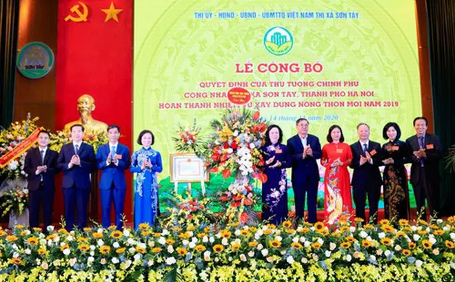 Thị xã Sơn Tây – Hà Nội: Hoàn thành các nhiệm vụ và tiêu chí đạt chuẩn nông thôn mới